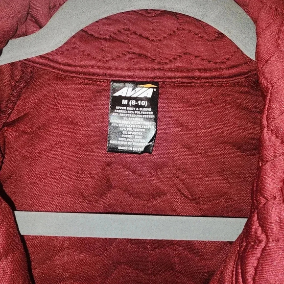 Red lightweight Avia zip up jacket - Picture 5 of 6